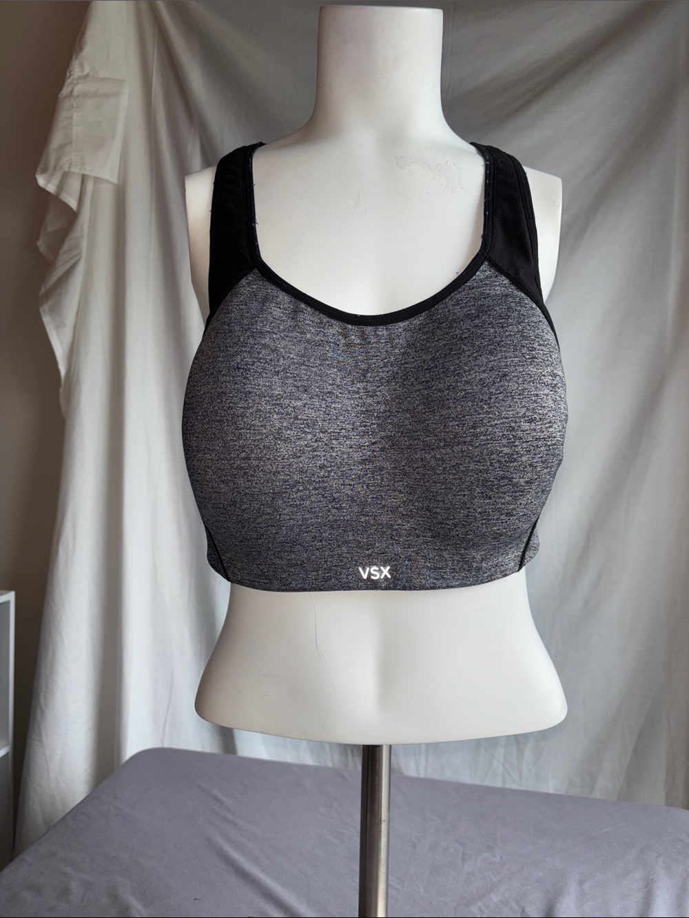 VSX Sport womens Black and Gray Athletic bra